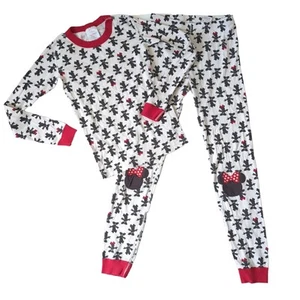 Hanna Andersson Disney Minnie Mouse Pajamas Long John Organic Cotton 12 150cm - Picture 1 of 8