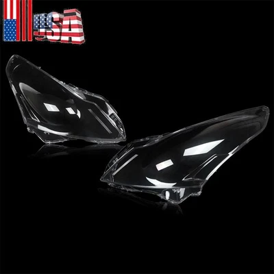 Cubierta de lente de faro de 2 piezas para Infiniti Q40 2015 sedán base de 4 puertas Foto 1 de 4