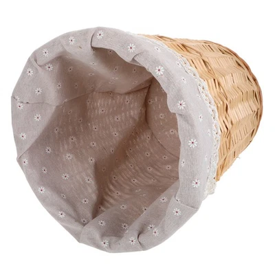  Aufbewahrungskorb Geflochten Weiden-wäschekorb Weidenkorb Kleinkinderbehälter - Bild 1 von 4