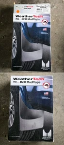 WeatherTech No Drill Mudflaps Front & Rear 120050 110050 *NEW* - Picture 1 of 7