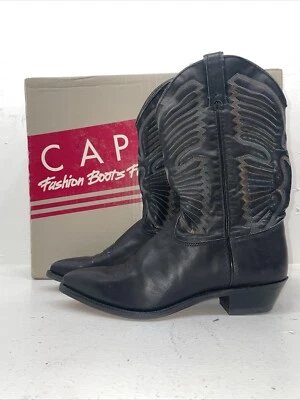 New Women’s Black Capezio Cowboy Boots. L 280 9 M. 15-93 - Image 1 of 4