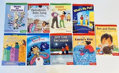 Harcourt Second 2nd grade Leveled Readers 9 Book Lot Emergent Early Reader - Image 1 of 4