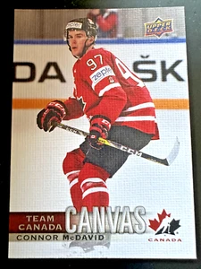 Connor Mcdavid 2017-18 Upper Deck Team Canada Canvas - Bild 1 von 2
