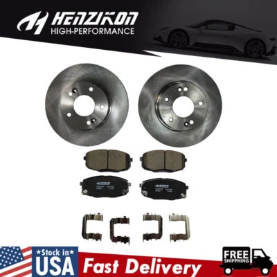 Rotores de rotor de frenos de disco delanteros + almohadilla de cerámica para Kia Soul 2014 2015 2016 nuevo Foto 1 de 4