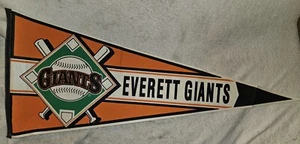Banderín de colección Everett Giants, logotipo desaparecido, Northwest Baseball League usado - Imagen 1 de 2