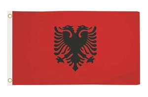 %%% Flagge ca. 90 x 150 cm Albanien Fussball Fanartikel EM - Bild 1 von 1