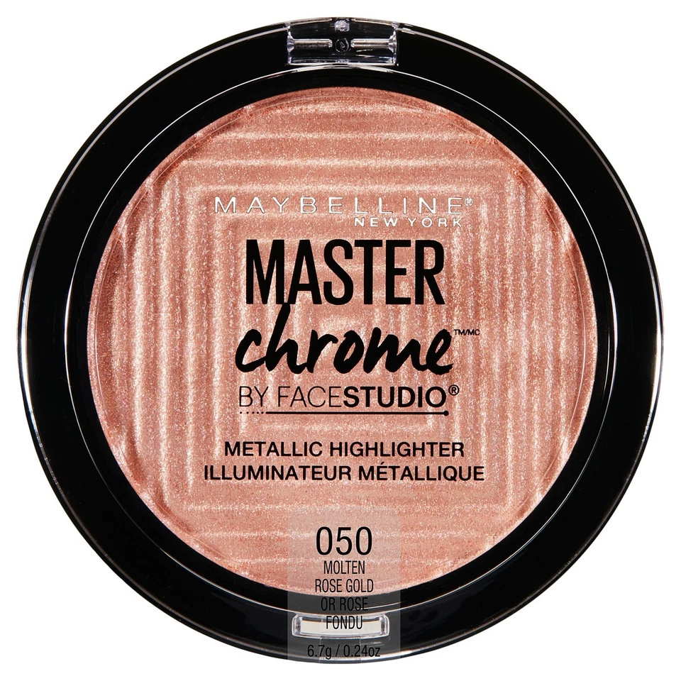 MAYBELLINE Master Chrome Metallic Highlighter MOLTEN ROSE GOLD 050 - Image 1 of 1
