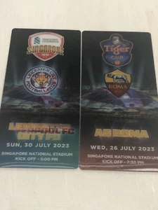 Singapore National Stadium 2023 Soccer Memorabilia Laminate Holographic Tag - Picture 1 of 8