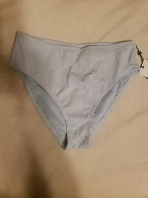 DKNY 4 way Stretch Uv Protection Summer Swim Beach Bottom Women's Size M  Blue - Image 1 of 4