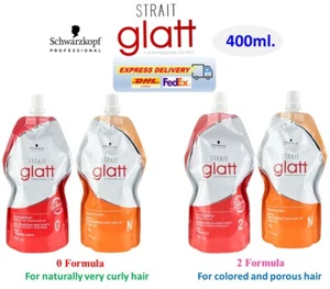 Glatt 0/2 Schwarzkopf Haarglätter Glattcreme 400ml Expressversand - Bild 1 von 8