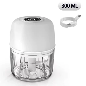 Tritatutto Elettrico 300ml Aglio Tritatutto Frullatore Tritatutto USB Ricaricabile Casa - Foto 1 di 2