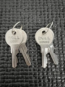 Lot Of 4 Dell DL03 Keys For Faceplate From Dell Poweredge 2600 Server - Picture 1 of 1