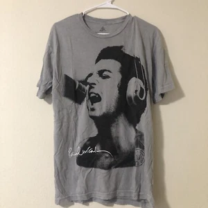 Herren Medium Paul McCartney T-Shirt grau Rock Roll Hall Of Fame Beatles - Bild 1 von 5