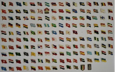 High Quality Country Flag emblem Pin - Flag Lapel Pins - Flag Badge - New - Image 1 of 3