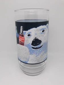 Vintage Coca Cola Polar Bear Drinking Glass Cup Always Cool USA Made  - Picture 1 of 4