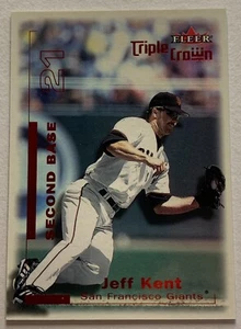 JEFF KENT 2001 Fleer Triple Crown Batting Average Red #34 SN344 - Picture 1 of 2