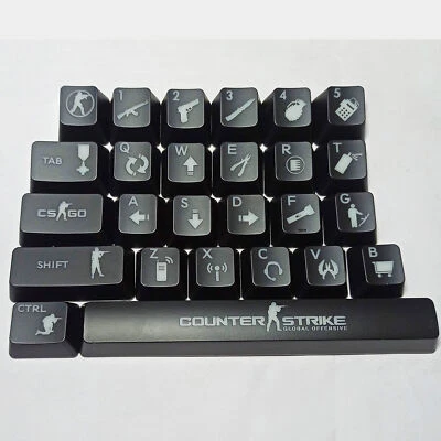 For Mechanical Keyboard Switcher 26 Keys ABS Backlitght Keycap Gaming Keycap Set - Image 1 of 4