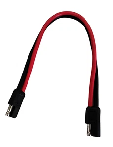 All Electronics SAE 10AWG 2-Pin Connector Cable 1 Foot Con-321 - Picture 1 of 1