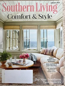 NEW SOUTHERN LIVING Magazine August 2021 Home Cooking Interior Decorating Ideas - Imagen 1 de 1