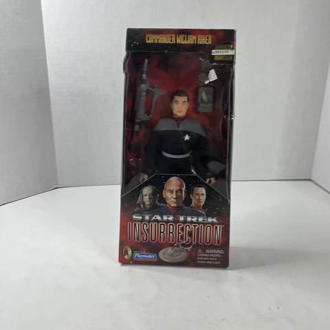 Playmates 1998 Star Trek Insurrection Commander William Riker Action Figure Cover