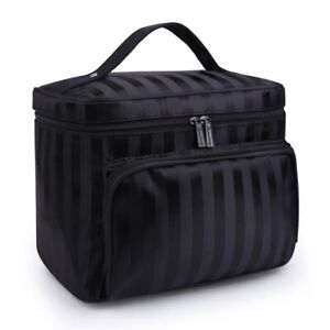 Professional Makeup Organizer Bag Large Cosmetic Case Storage Handle Travel Kit