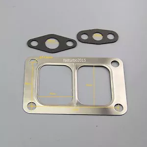 Turbo Gasket for Holset Cummins HX50 HX50W T6 Turbine Twin Scroll Inlet Outlet - Picture 1 of 6