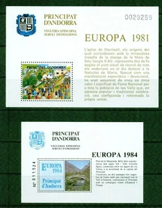 ANDORRA ( SPANISH)     - 1981-84  – EUROPA  PRIVATE ISSUES – VF  **  - Bild 1 von 1