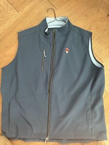 Peter Millar Vest Mens Sz XXL Navy Crown Crafted Match Vest Sweater Jacket NWT