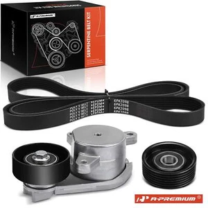 Kit de componentes de transmisión por correa Serpentine de 3 piezas para Mazda 6 2003 2004 2005-2008 V6 3,0 L - Imagen 1 de 9