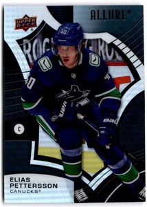 2021-22 Upper Deck Allure Black Rainbow #62 ELIAS PETTERSSON  Vancouver Canucks
