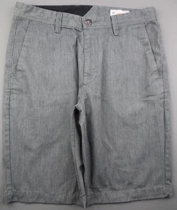 Pantalones Cortos Chinos Para Hombre Volcom Frente Plano Gris 32 (Sr 32x10) - Imagen 1 de 7