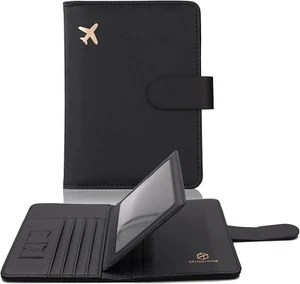 Porta pasaporte RFID para viajes, para mujeres y hombres, bonito pasaporte. - Picture 1 of 11