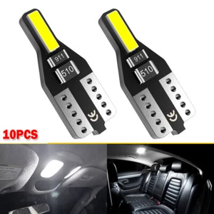 10x 168 T10 194 2825 LED License Plate Side Backup Marker Light Bulb 6000K White - Picture 1 of 10