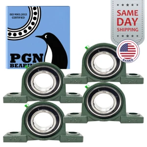 (4) UCP213-40 Solid Pillow Block Bearing 2-1/2" Bore Self Aligning 2 Bolt - Picture 1 of 11