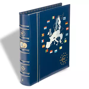 Leuchtturm 341040 VISTA álbum de monedas de euro, tomo 1 para 12 series de mone - Imagen 1 de 1