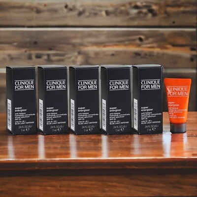 5 Clinique Mens Super Energizer Anti-Fatigue Hydrating Concentrate .24oz SPF 25 - Image 1 of 3
