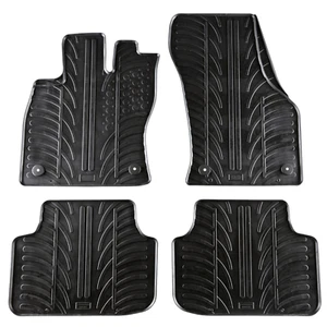 Rubber Car Floor Mats For Skoda Octavia MK3 All Weather Heavy Duty Auto Liners - Picture 1 of 6