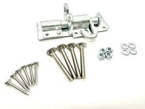 4" HEAVY DUTY GALV GATE BOLT HOT DIPPED GALVANISED SLIDING BOLT 4 INCH PADBOLT - Picture 1 of 4