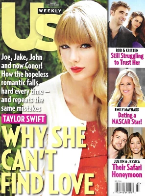 Taylor Swift Us Magazine Robert Pattinson Kristen Stewart Emily Maynard 2012 - Image 1 of 4