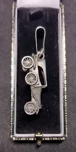 Hallmarked 925 Sterling Silver Antique Classic Car Pendant Not Scrap 1873 - Picture 1 of 8