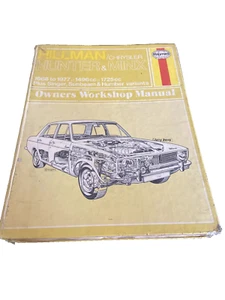 Haynes Hillman / Chrysler Hunter & Minx 1966-1977 Owners Workshop Manual - Picture 1 of 5