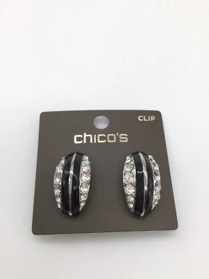 Chico's ClLIP耳环银色NTWS — 第 1/2 张图片