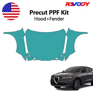 For Alfa Romeo Tonale 2023-2025 Hood+Fender Paint Protection Film Precut PPF Kit - Picture 1 of 8