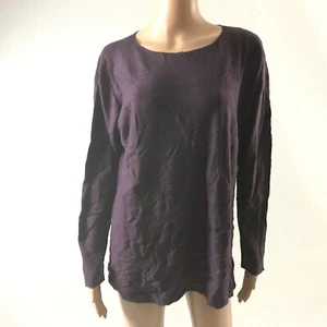 $70 Inc International Concepts Dolman Sleeve Tunic Sweater XL Blackberry Jam New - Picture 1 of 4