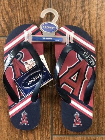 LA Los Angeles Angels Logo Flip Flop Sandals Unisex XSmall Sizes 5-6 New NWT Cover