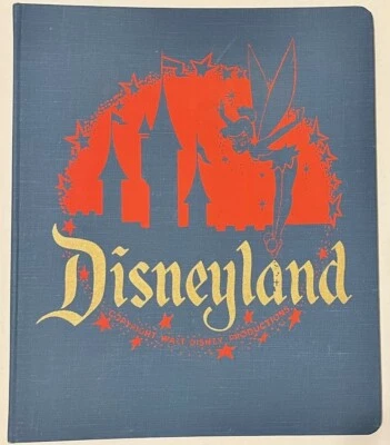 CARPETA DE 3 ANILLAS MUY TEMPRANA PARA CUADERNO DISNEYLAND VINTAGE 1955 Foto 1 de 4