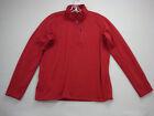 Patagonia Polartec Pullover Men Extra Large Red Regulator R1 Half Zip Sweatshirt