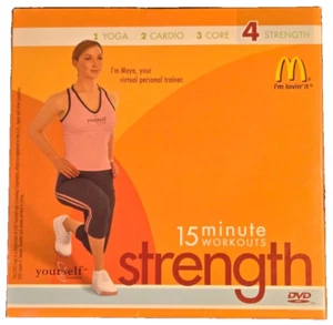 McDonald's Yourself Fitness 15 Minute Strength Workout DVD Complete with Booklet - Picture 1 of 3