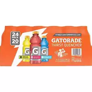 Gatorade Thirst Quencher Sport Drink Variety Pack 20oz (591ml) - Pack of 24 - Picture 1 of 6
