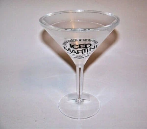 Juego de 4 piezas de vidrio Martini helado acrílico Prodyne LUX recongelable de doble pared - Imagen 1 de 3